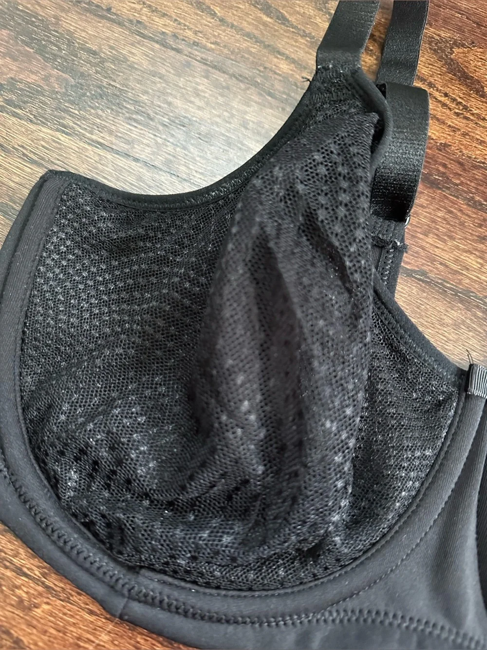 Parfait Pearl Unlined Seamless Minimizer bra, size 34F/DDD US